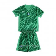 Camiseta Tercera Brasil Portero 2024 Nino