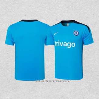 Camiseta de Entrenamiento Chelsea 24-25 Azul