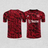 Camiseta de Entrenamiento Manchester United 23-24 Rojo