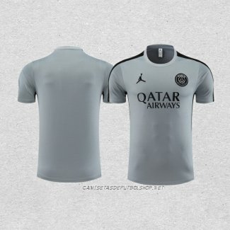 Camiseta de Entrenamiento Paris Saint-Germain Jordan 23-24 Gris