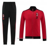 Chandal de Chaqueta del AC Milan 23-24 Rojo