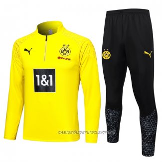 Chandal de Sudadera del Borussia Dortmund 23-24 Amarillo