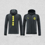 Chaqueta con Capucha del Borussia Dortmund 21-22 Gris