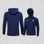 Chaqueta con Capucha del Paris Saint-Germain 22-23 Azul