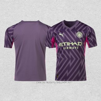 Camiseta Manchester City Portero 23-24 Purpura