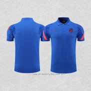 Camiseta Polo del Atletico Madrid 22-23 Azul