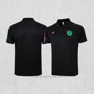 Camiseta Polo del Bayern Munich 23-24 Negro