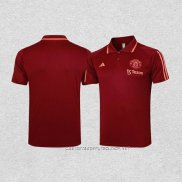 Camiseta Polo del Manchester United 23-24 Rojo