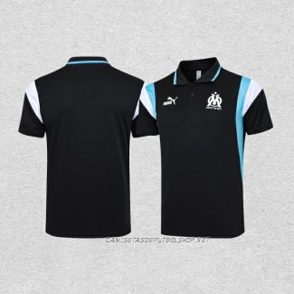 Camiseta Polo del Olympique Marsella 23-24 Negro