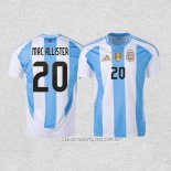 Camiseta Primera Argentina Jugador Mac Allister 2024