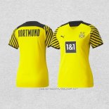 Camiseta Primera Borussia Dortmund 21-22 Mujer