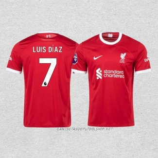 Camiseta Primera Liverpool Jugador Luis Diaz 23-24