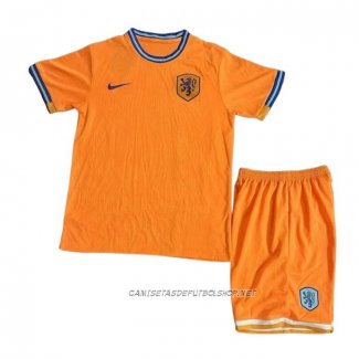 Camiseta Primera Paises Bajos 2024 Nino