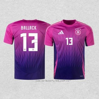 Camiseta Segunda Alemania Jugador Ballack 2024