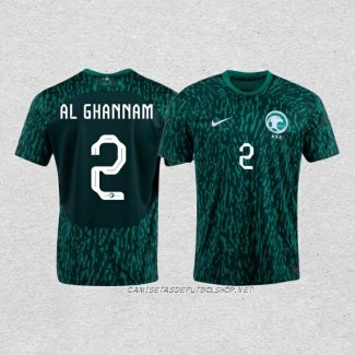 Camiseta Segunda Arabia Saudita Jugador Al-Ghannam 2022