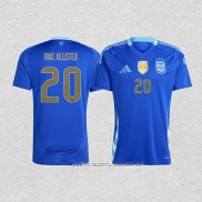 Camiseta Segunda Argentina Jugador Mac Allister 2024