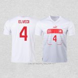 Camiseta Segunda Suiza Jugador Elvedi 2022