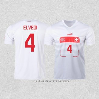 Camiseta Segunda Suiza Jugador Elvedi 2022