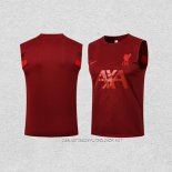 Camiseta de Entrenamiento Liverpool 21-22 Sin Mangas Rojo