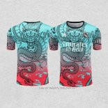 Camiseta de Entrenamiento Real Madrid Dragon 24-25 Verde y Rojo