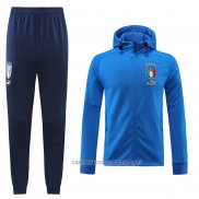 Chandal con Capucha del Italia 22-23 Azul