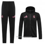 Chandal con Capucha del Real Madrid 20-21 Nino Negro