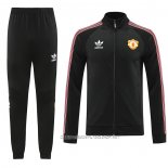 Chandal de Chaqueta del Manchester United 22-23 Negro