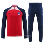 Chandal de Sudadera del Atletico Madrid 23-24 Rojo