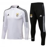 Chandal de Sudadera del Benfica 21-22 Blanco