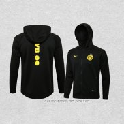 Chaqueta con Capucha del Borussia Dortmund 21-22 Negro