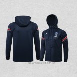 Chaqueta con Capucha del Paris Saint-Germain 21-22 Azul