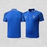 Camiseta Polo del Atletico Madrid 22-23 Azul Oscuro