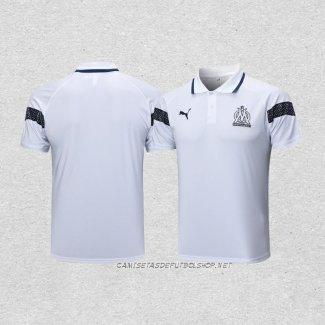 Camiseta Polo del Olympique Marsella 22-23 Blanco