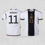 Camiseta Primera Alemania Jugador Moukoko 2022