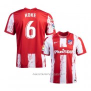 Camiseta Primera Atletico Madrid Jugador Koke 21-22