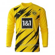Camiseta Primera Borussia Dortmund 20-21 Manga Larga