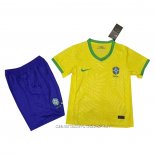 Camiseta Primera Brasil 2023 Nino