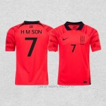 Camiseta Primera Corea del Sur Jugador Son Heung Min 2022