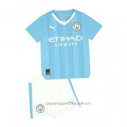 Camiseta Primera Manchester City 23-24 Nino