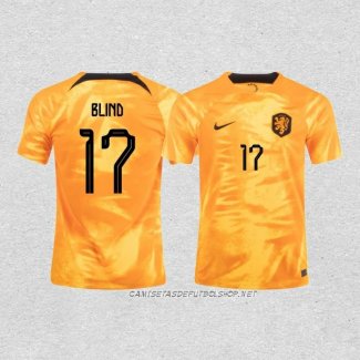 Camiseta Primera Paises Bajos Jugador Blind 2022