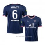 Camiseta Primera Paris Saint-Germain Jugador Verratti 21-22
