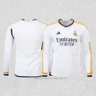 Camiseta Primera Real Madrid 23-24 Manga Larga