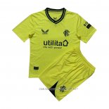 Camiseta Rangers Portero 23-24 Nino Amarillo