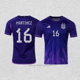 Camiseta Segunda Argentina Jugador Martinez 2022