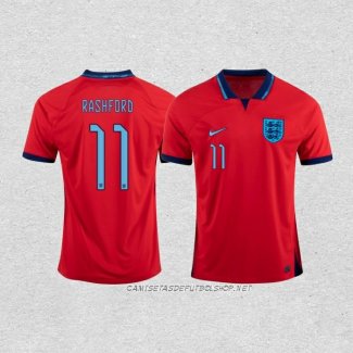 Camiseta Segunda Inglaterra Jugador Rashford 2022