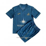 Camiseta Segunda Swansea City 23-24 Nino