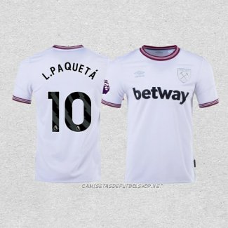 Camiseta Segunda West Ham Jugador L.Paqueta 23-24