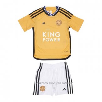 Camiseta Tercera Leicester City 23-24 Nino