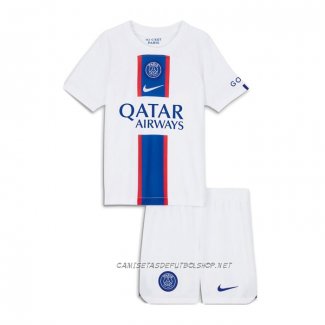 Camiseta Tercera Paris Saint-Germain 22-23 Nino