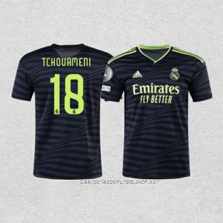 Camiseta Tercera Real Madrid Jugador Tchouameni 22-23